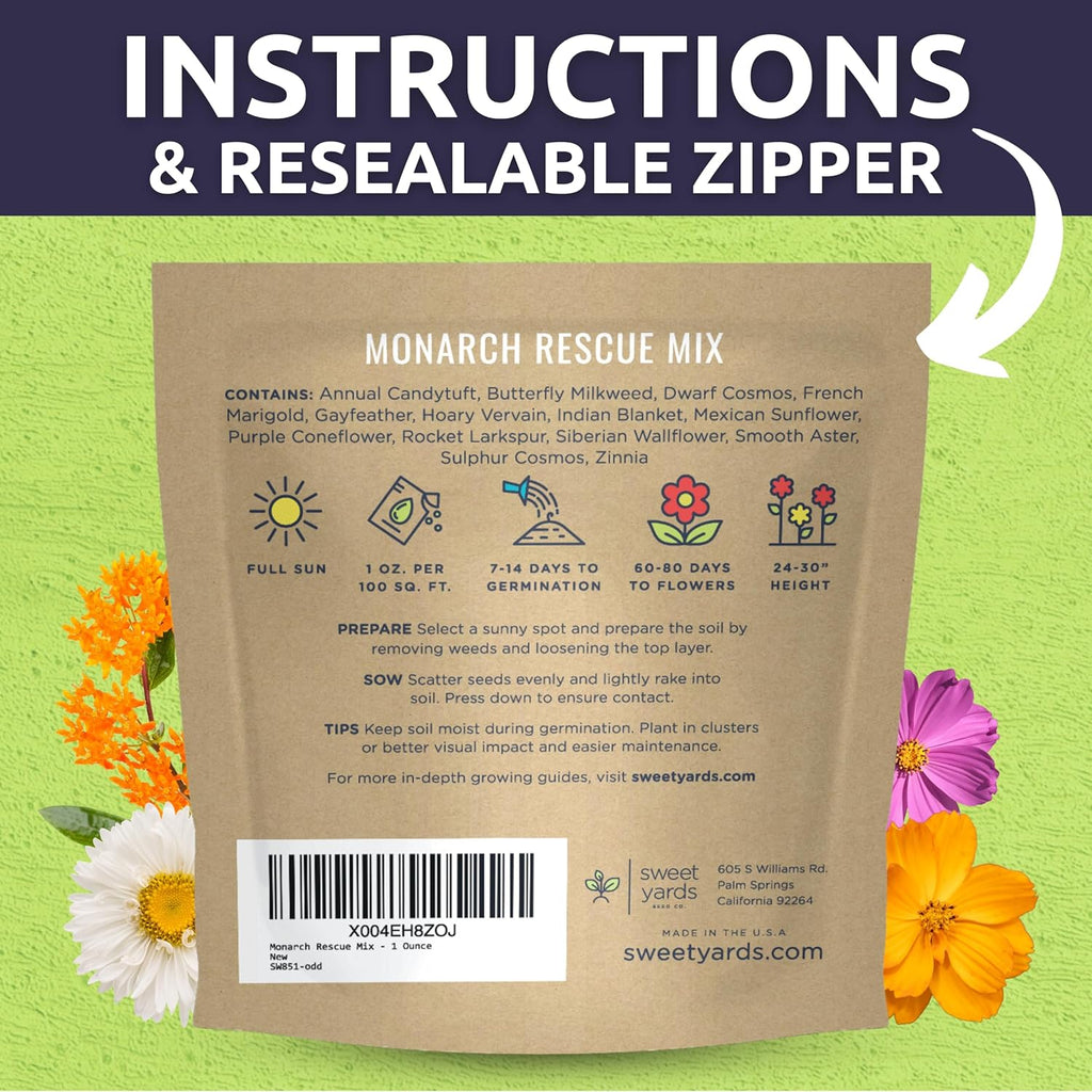 Monarch Butterfly Rescue Mix