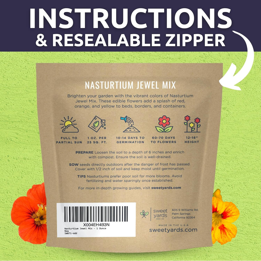 Nasturtium Jewel Mix
